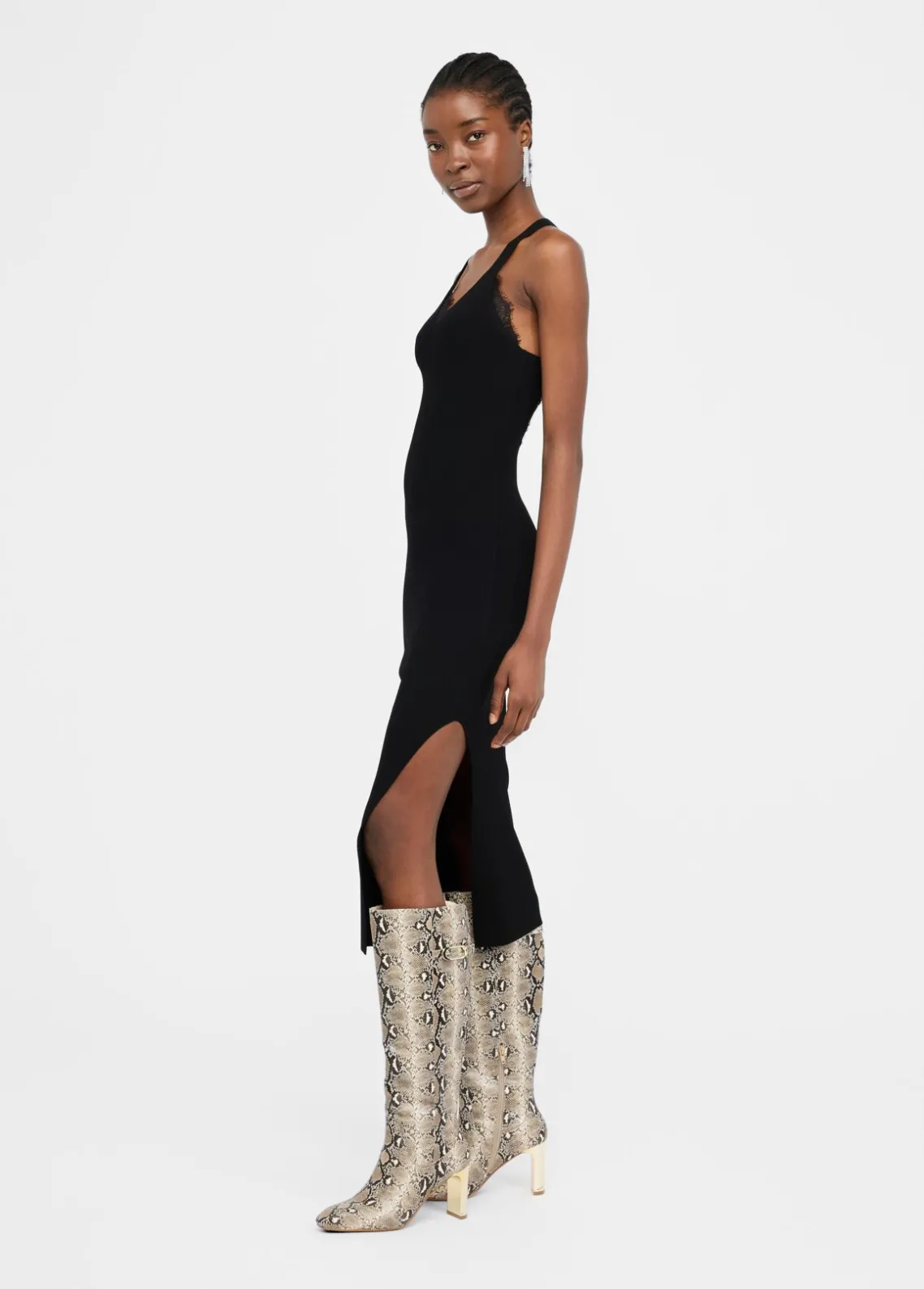 Liu Jo Vestido largo de punto-Mujer Cárdigans Y Jerséis|Vestidos