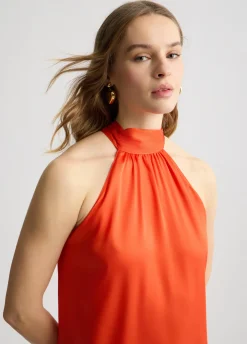 Liu Jo Vestido largo de raso-Mujer Vestidos