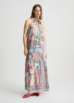 Liu Jo Vestido largo de raso-Mujer Vestidos