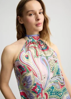 Liu Jo Vestido largo de raso-Mujer Vestidos