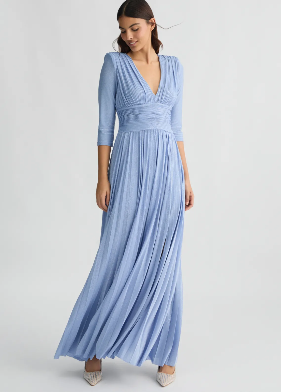 Liu Jo Vestido largo plisado-Mujer Ceremonia|Vestidos