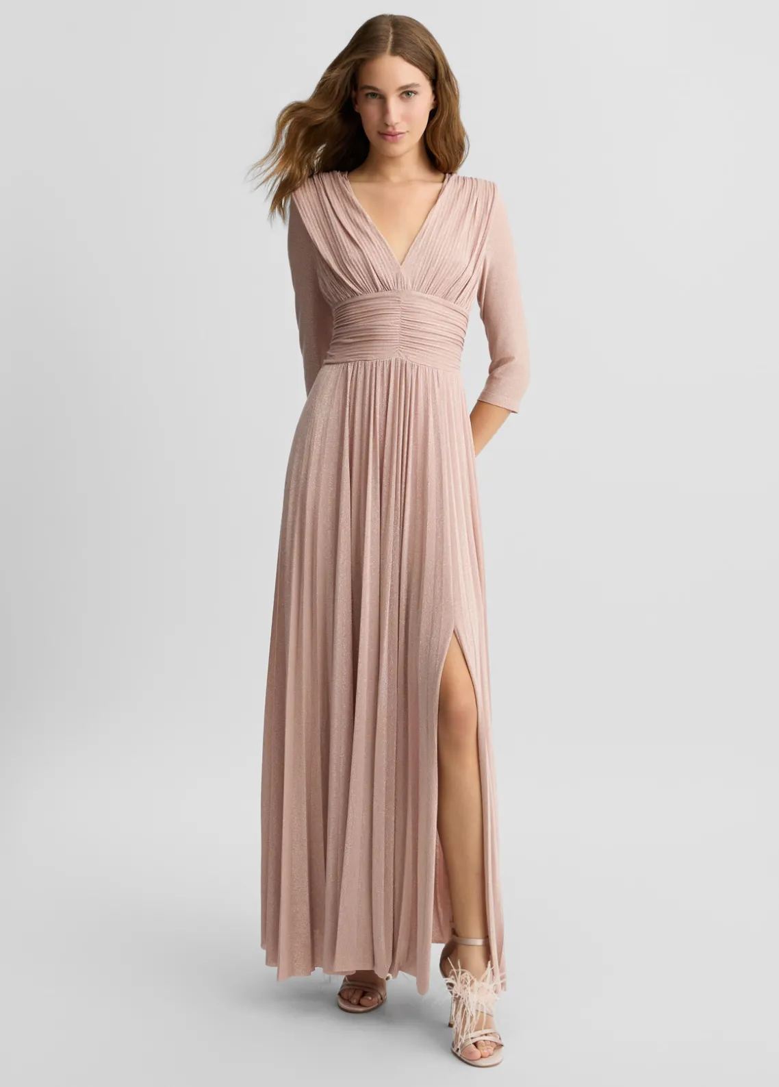 Liu Jo Vestido largo plisado-Mujer Ceremonia|Vestidos