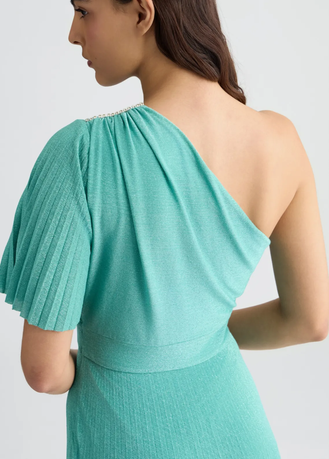 Liu Jo Vestido plisado de un solo hombro-Mujer Ceremonia|Vestidos