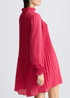 Liu Jo Vestido plisado en tejido georgette-Mujer Vestidos