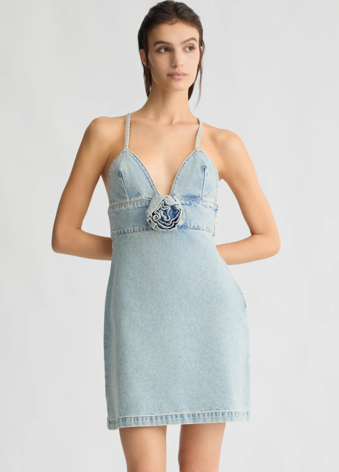 Liu Jo Vestido vaquero corto-Mujer Vestidos