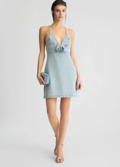 Liu Jo Vestido vaquero corto-Mujer Vestidos