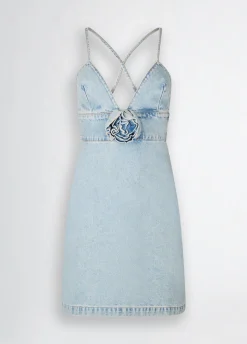 Liu Jo Vestido vaquero corto-Mujer Vestidos