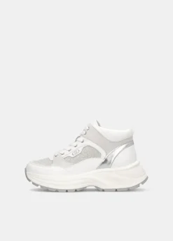 Liu Jo Zapatillas altas de brillos y malla-Mujer Sneakers