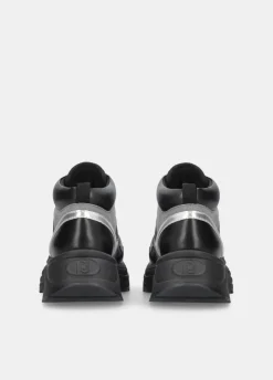Liu Jo Zapatillas altas de brillos y malla-Mujer Sneakers