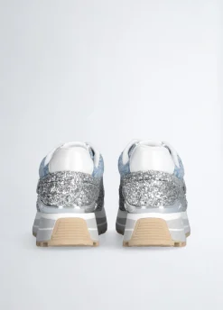 Liu Jo Zapatillas con brillos y monograma-Mujer Sneakers
