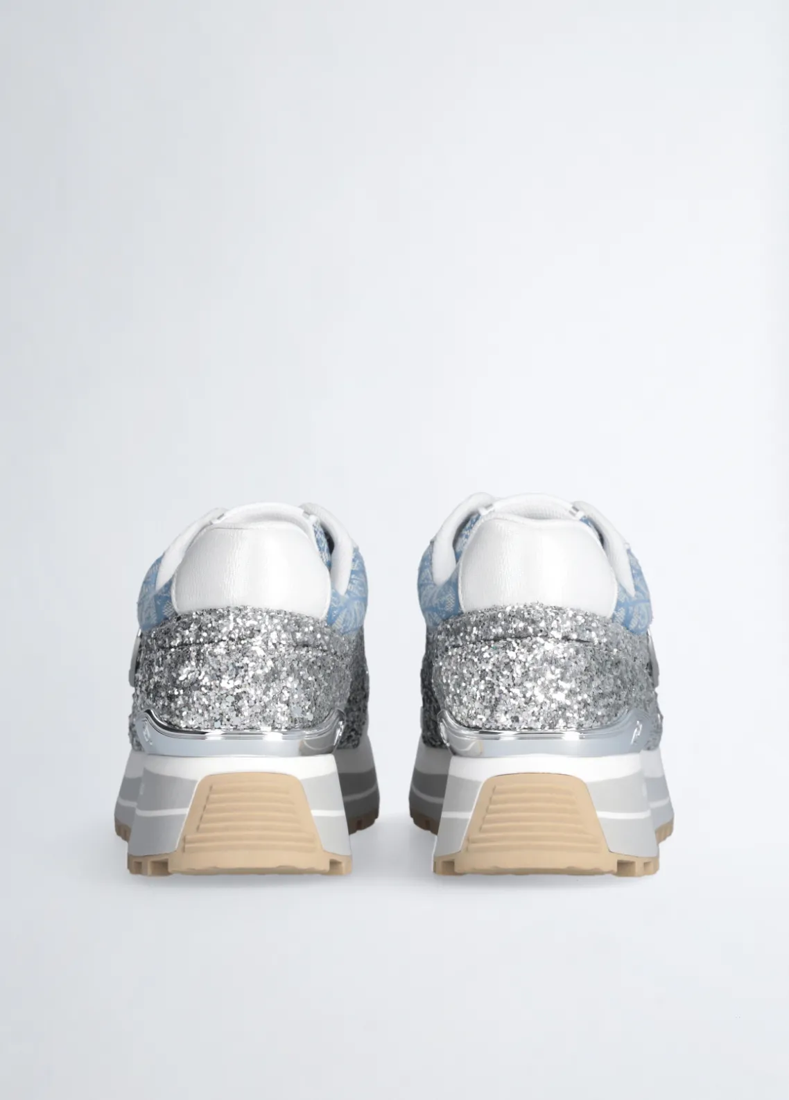 Liu Jo Zapatillas con brillos y monograma-Mujer Sneakers