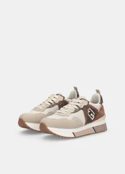 Liu Jo Zapatillas con detalles de piel de serpiente y plataforma-Mujer Sneakers