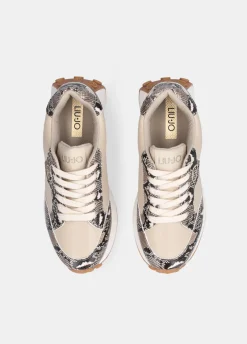 Liu Jo Zapatillas con estampado de piel de serpiente-Mujer Sneakers
