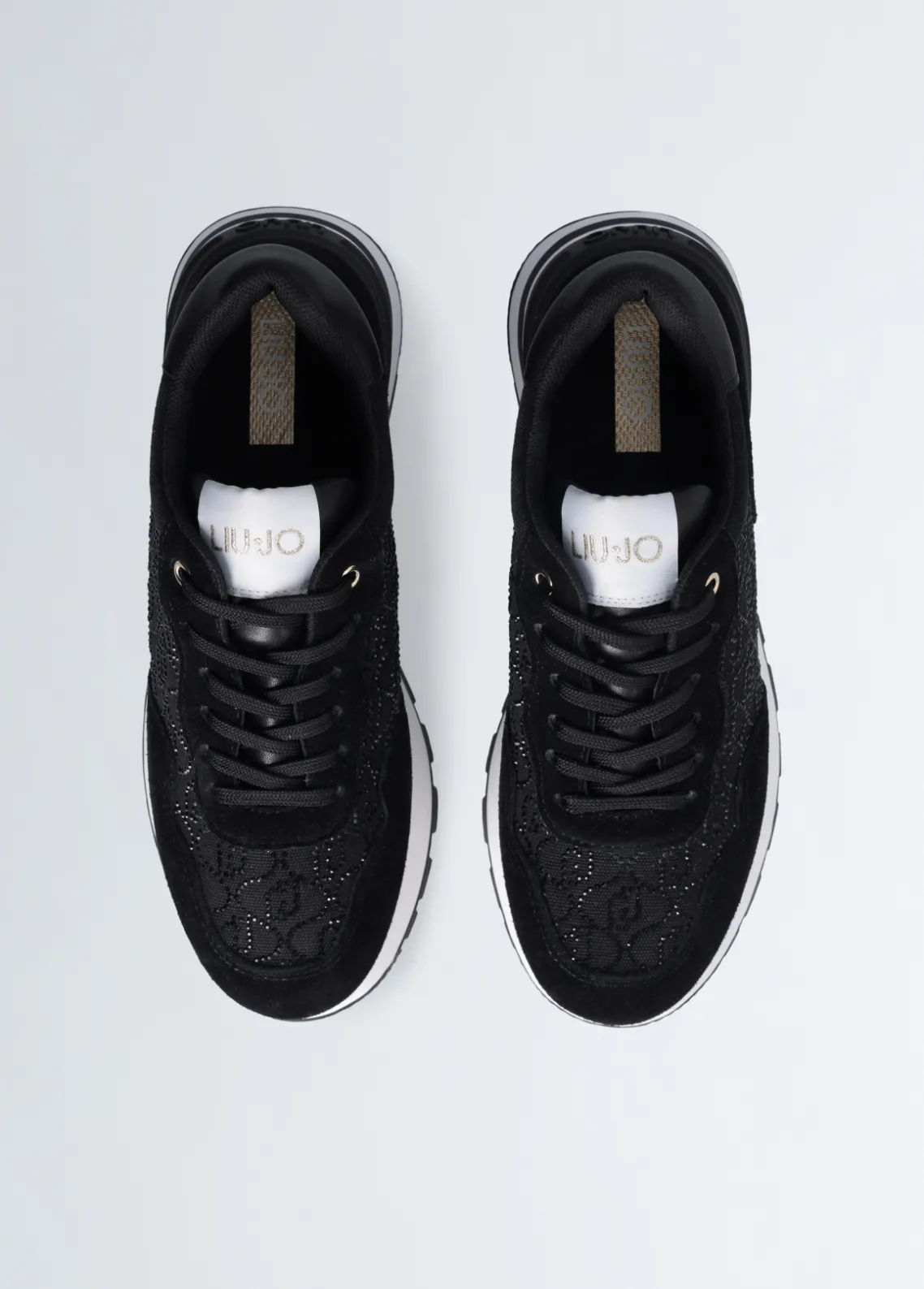 Liu Jo Zapatillas con logo de strass-Mujer Sneakers