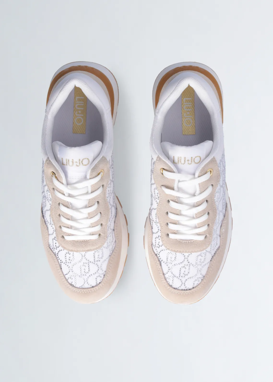 Liu Jo Zapatillas con logo de strass-Mujer Sneakers