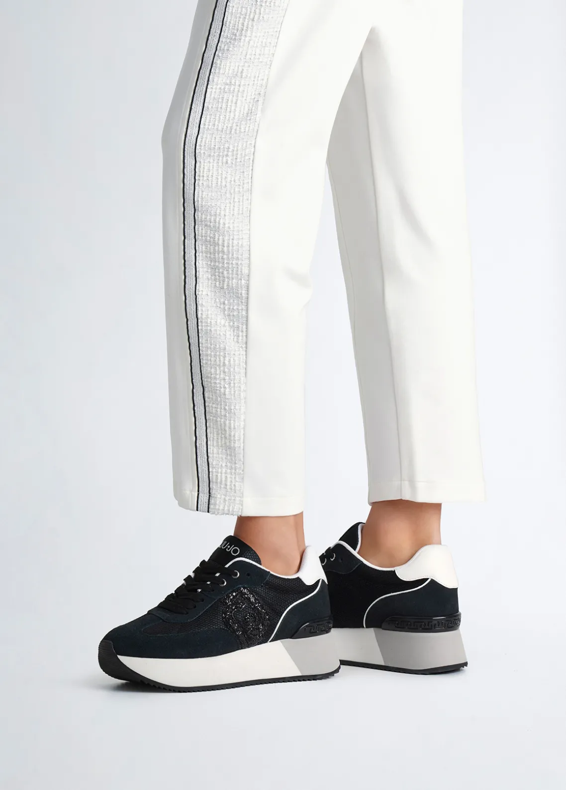 Liu Jo Zapatillas con logotipo purpurina-Mujer Sneakers