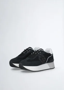 Liu Jo Zapatillas con logotipo purpurina-Mujer Sneakers