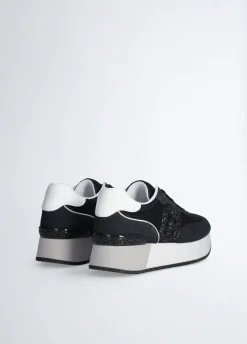 Liu Jo Zapatillas con logotipo purpurina-Mujer Sneakers