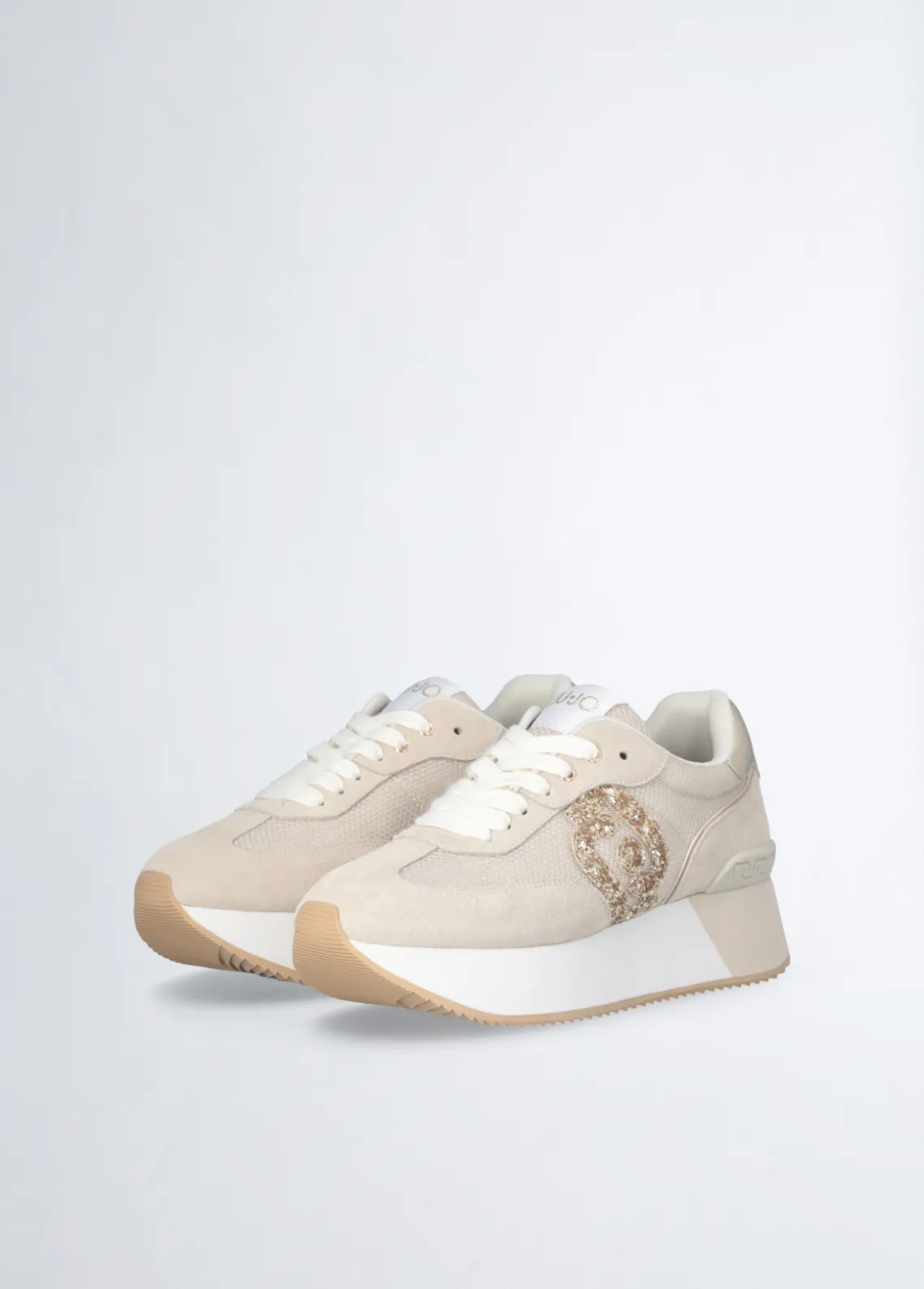 Liu Jo Zapatillas con logotipo purpurina-Mujer Sneakers