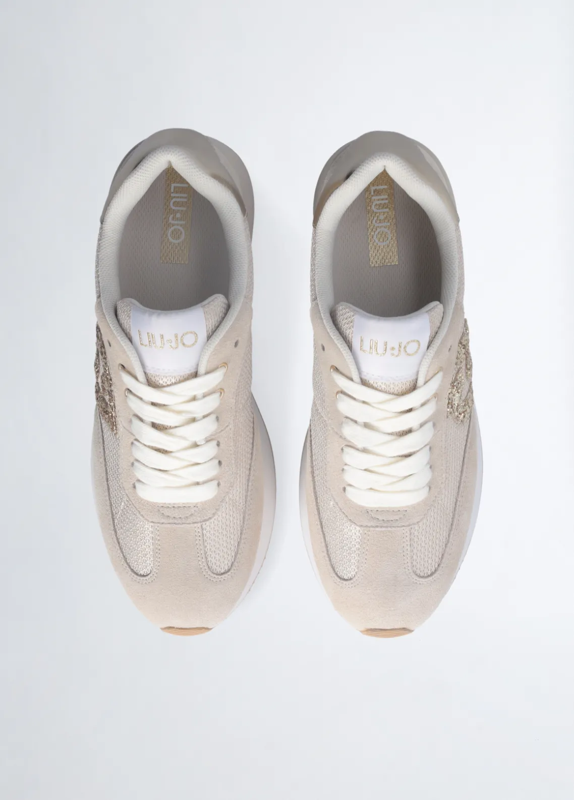 Liu Jo Zapatillas con logotipo purpurina-Mujer Sneakers