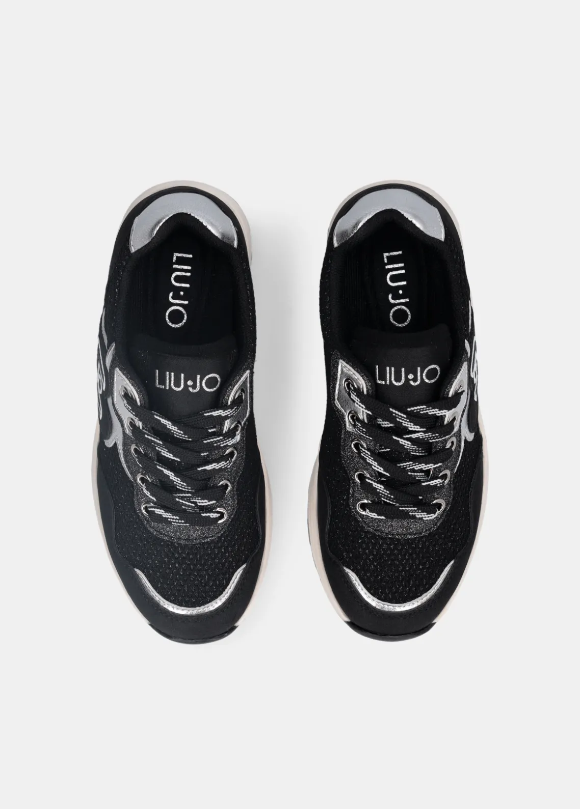 Liu Jo Zapatillas con malla brillante- Zapatos