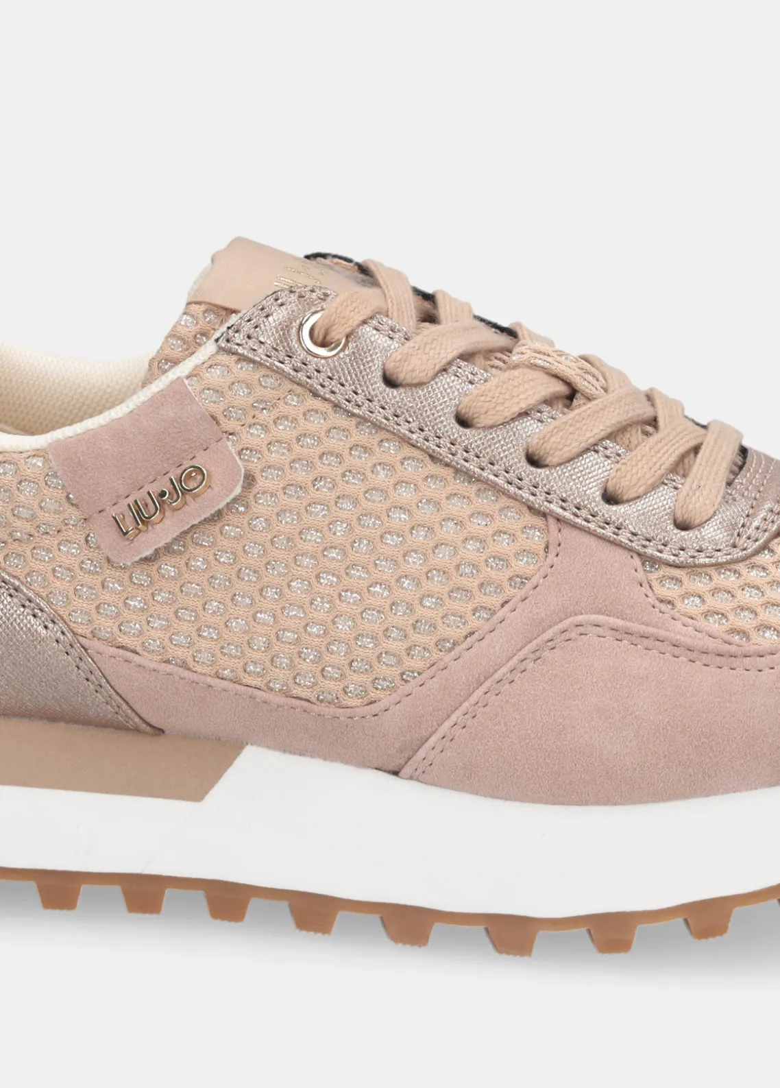 Liu Jo Zapatillas con malla brillante-Mujer Sneakers