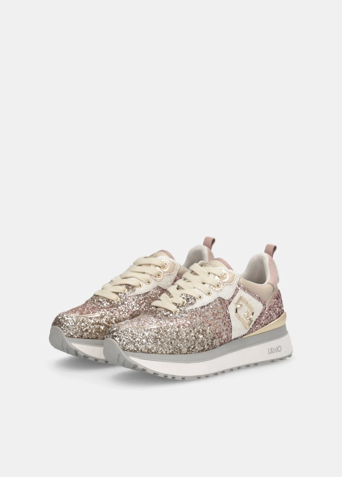 Liu Jo Zapatillas con plataforma y brillos-Mujer Sneakers