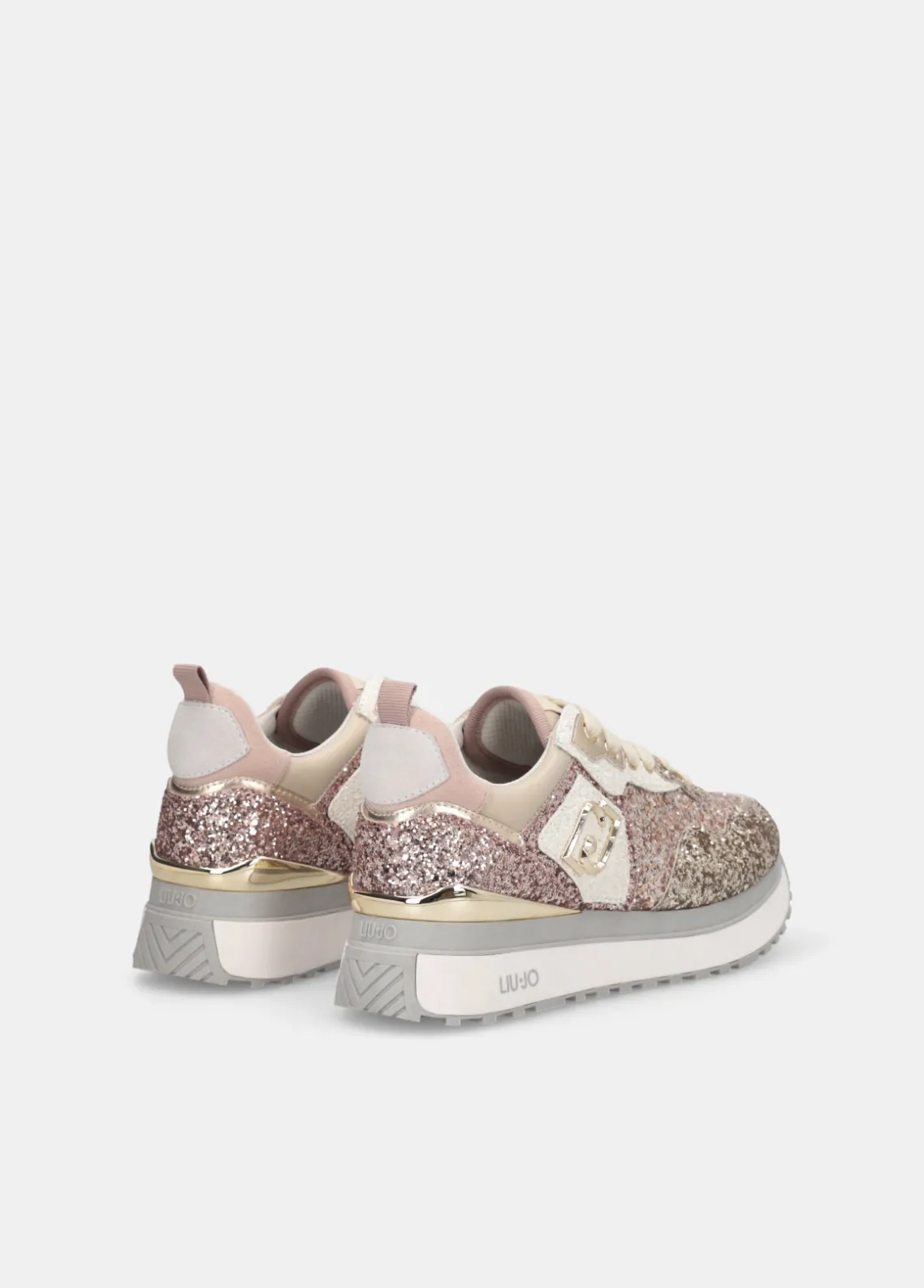 Liu Jo Zapatillas con plataforma y brillos-Mujer Sneakers