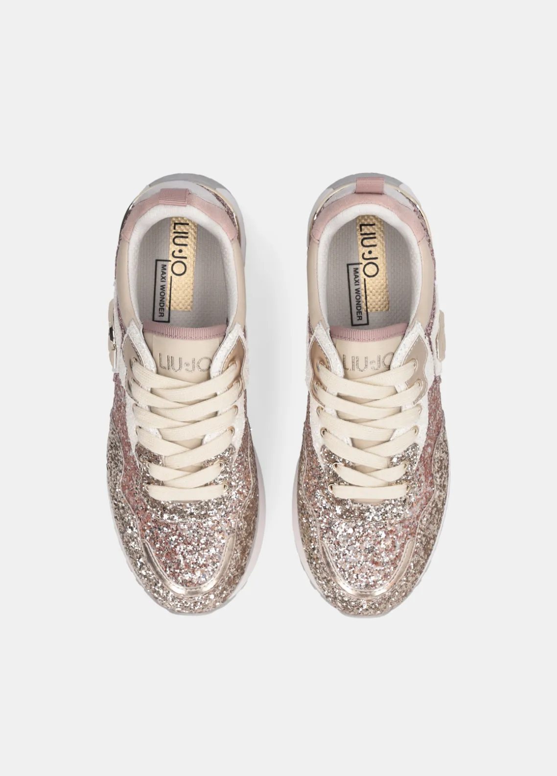 Liu Jo Zapatillas con plataforma y brillos-Mujer Sneakers