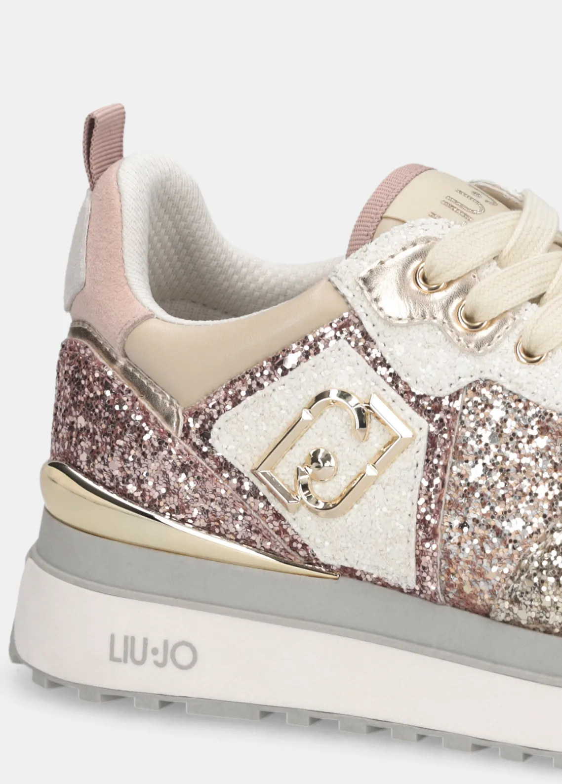 Liu Jo Zapatillas con plataforma y brillos-Mujer Sneakers