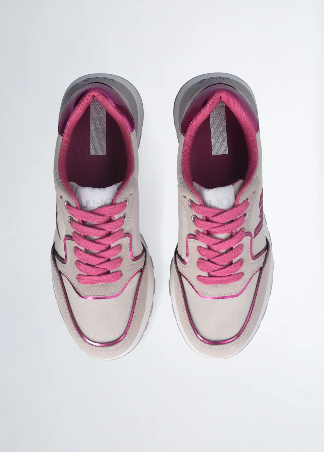 Liu Jo Zapatillas con plataforma de ante y nailon-Mujer Sneakers