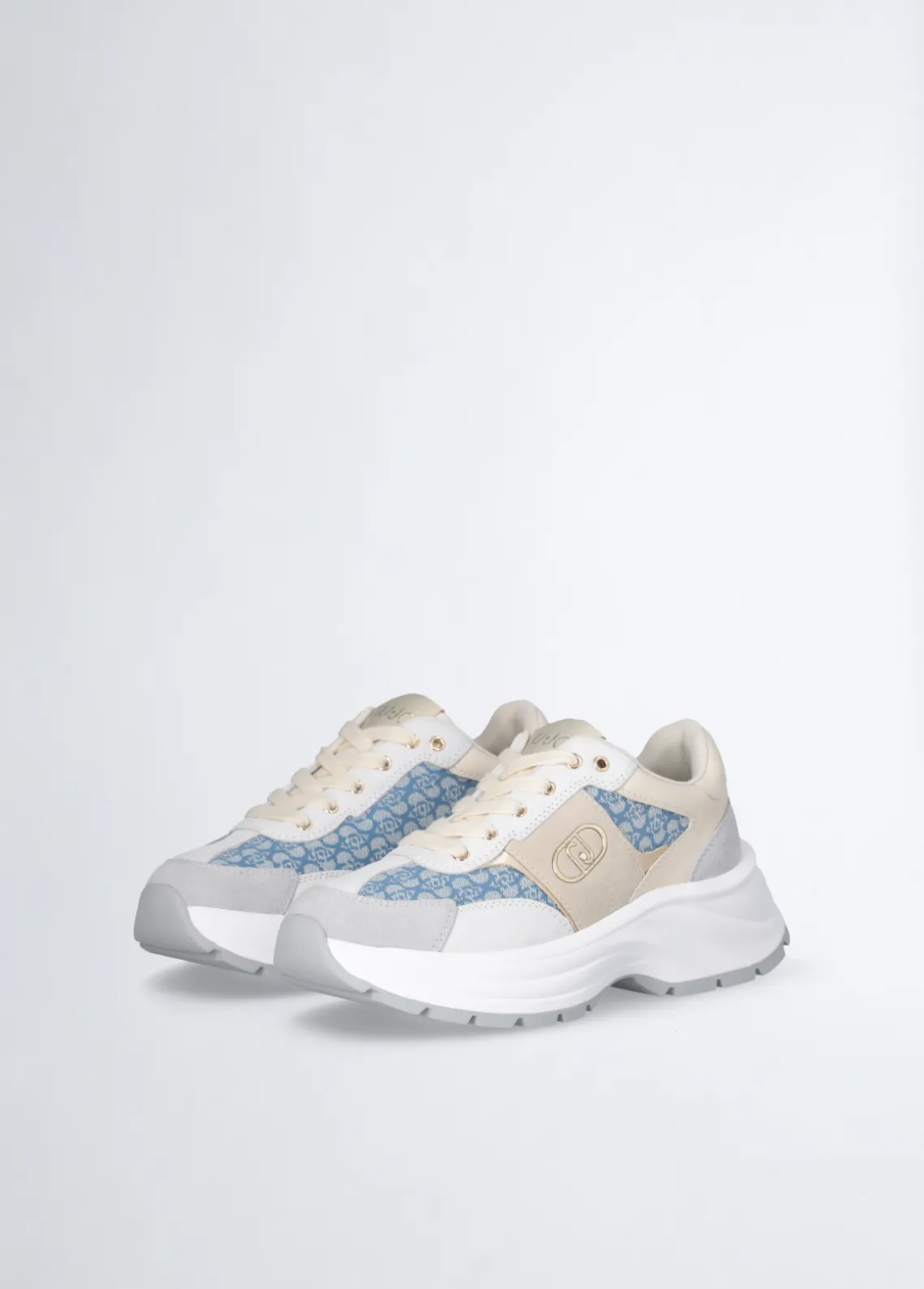 Liu Jo Zapatillas de ante con monograma-Mujer Sneakers