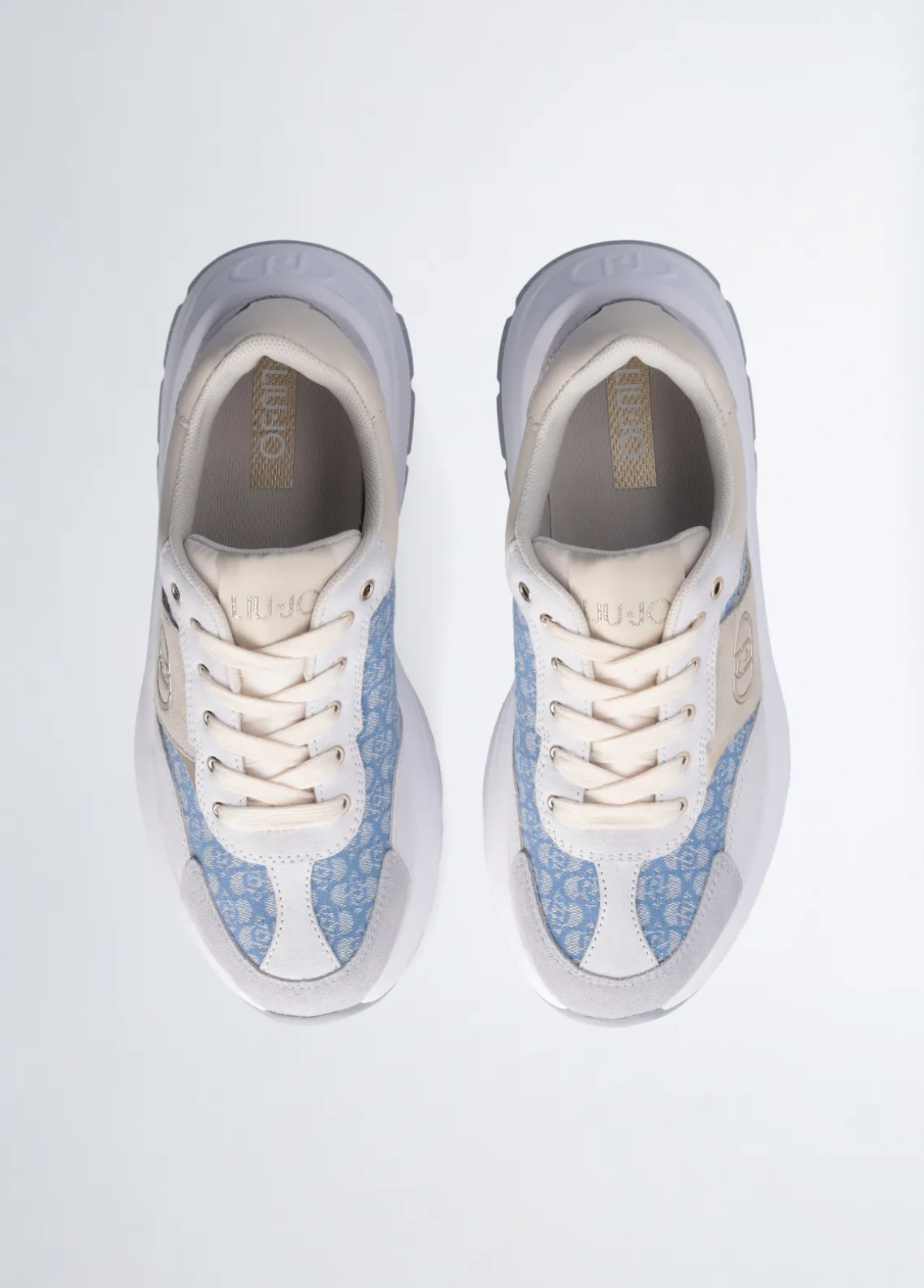 Liu Jo Zapatillas de ante con monograma-Mujer Sneakers