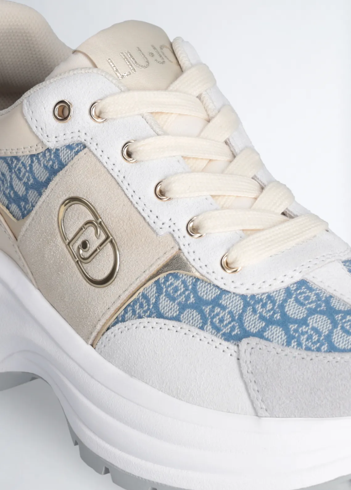 Liu Jo Zapatillas de ante con monograma-Mujer Sneakers