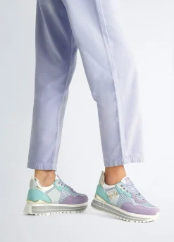 Liu Jo Zapatillas de ante y malla con plataforma-Mujer Sneakers