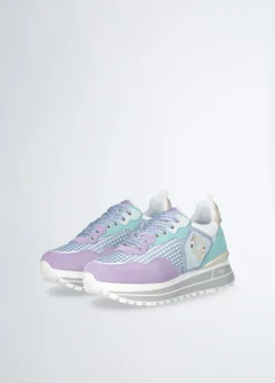 Liu Jo Zapatillas de ante y malla con plataforma-Mujer Sneakers