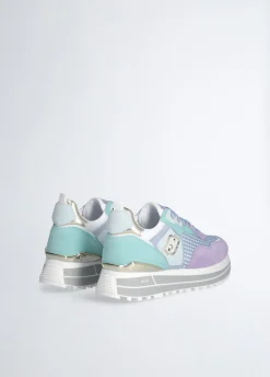 Liu Jo Zapatillas de ante y malla con plataforma-Mujer Sneakers