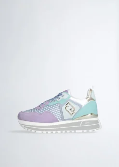 Liu Jo Zapatillas de ante y malla con plataforma-Mujer Sneakers