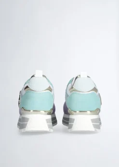 Liu Jo Zapatillas de ante y malla con plataforma-Mujer Sneakers