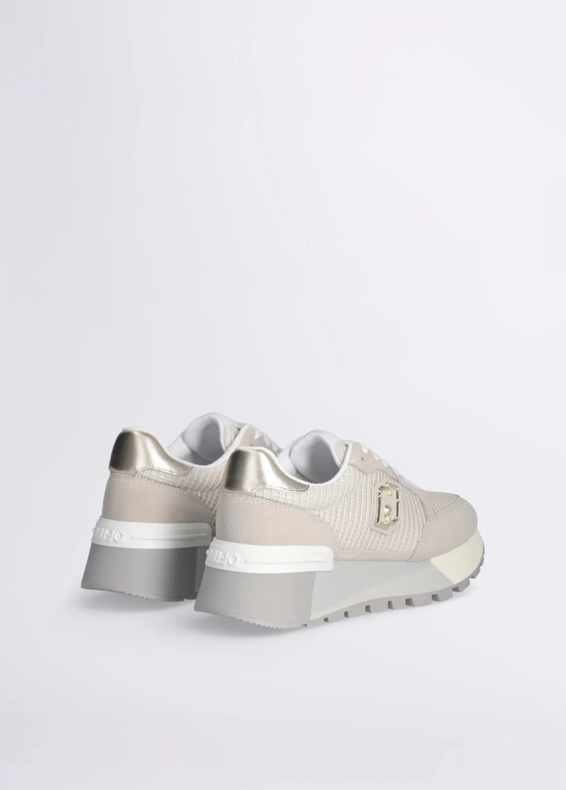 Liu Jo Zapatillas de ante y malla con plataforma-Mujer Sneakers