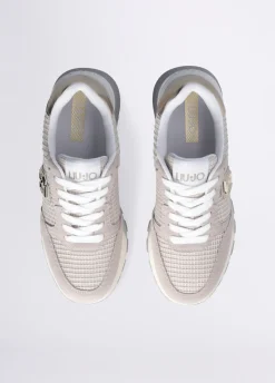 Liu Jo Zapatillas de ante y malla con plataforma-Mujer Sneakers