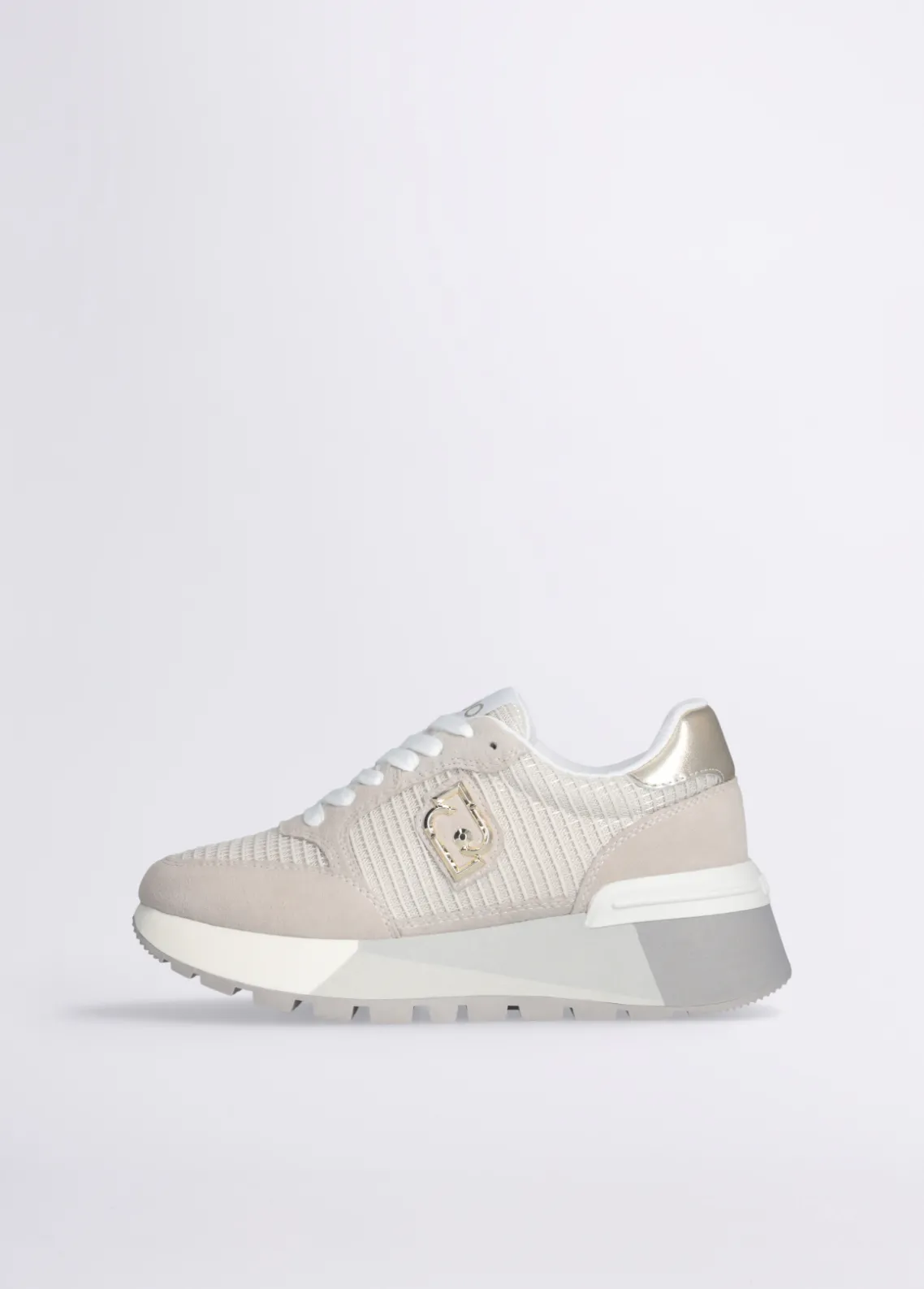 Liu Jo Zapatillas de ante y malla con plataforma-Mujer Sneakers