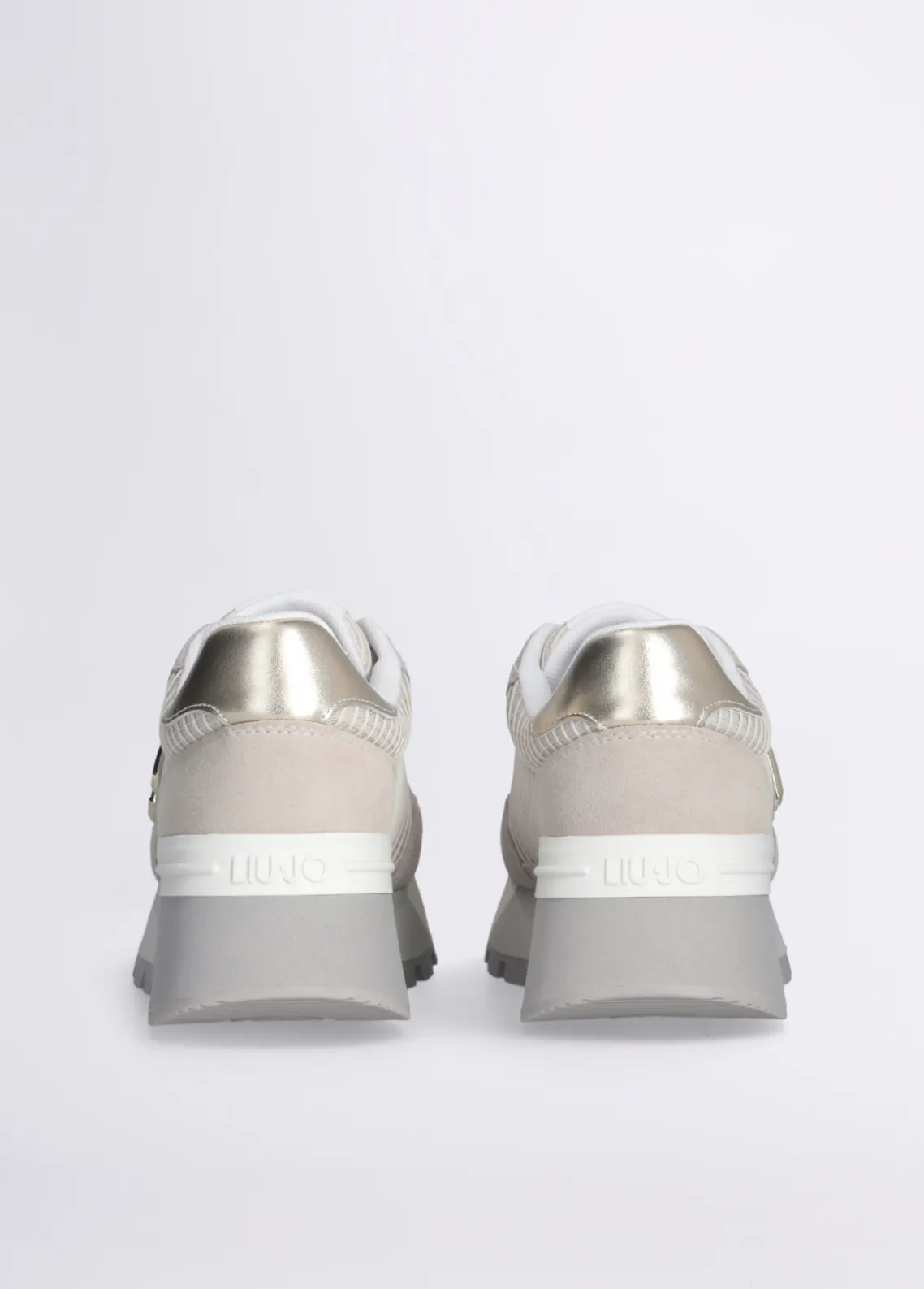Liu Jo Zapatillas de ante y malla con plataforma-Mujer Sneakers