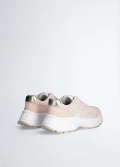 Liu Jo Zapatillas de ante y malla brillante-Mujer Sneakers