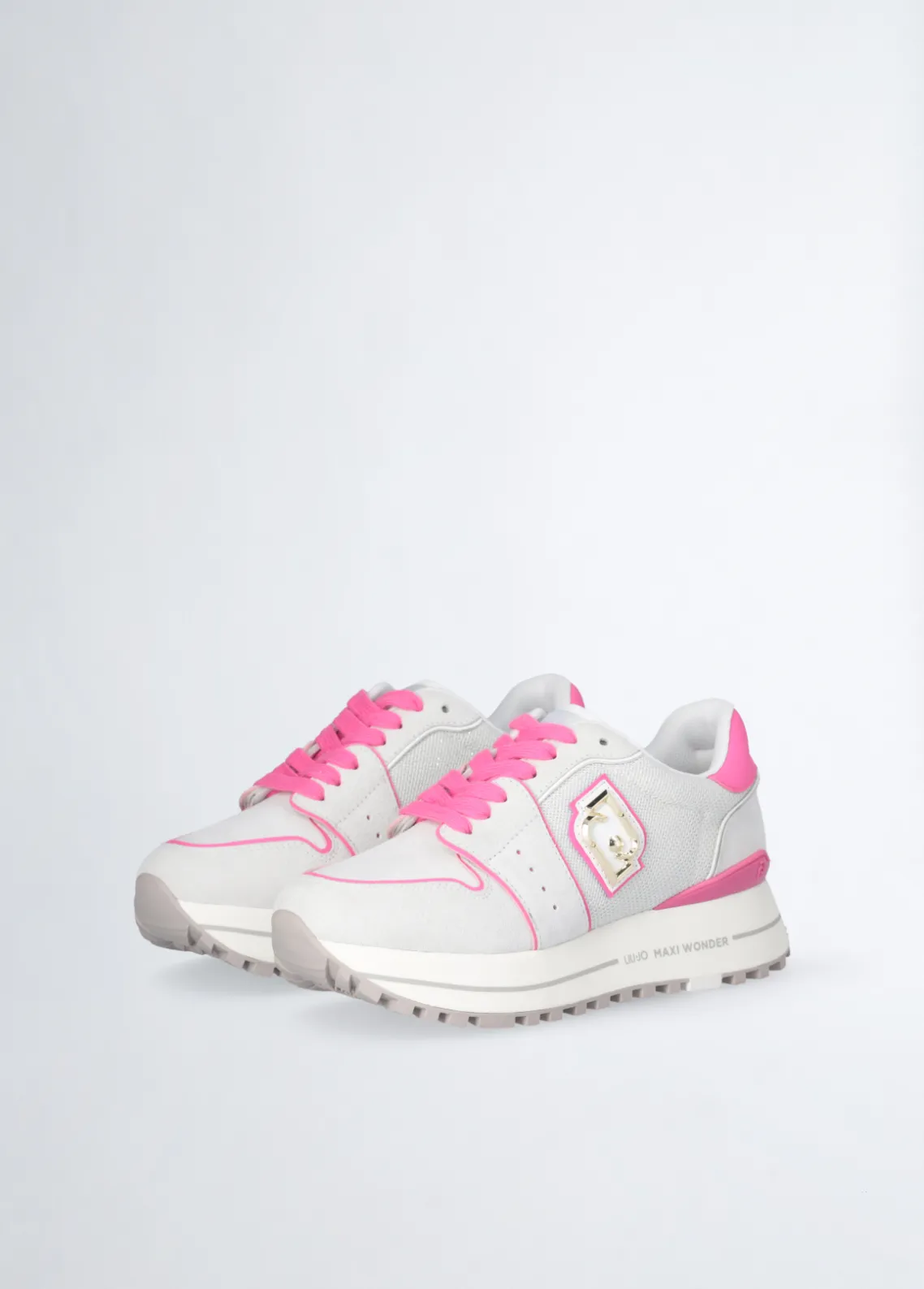 Liu Jo Zapatillas de ante y malla con plataforma-Mujer Sneakers