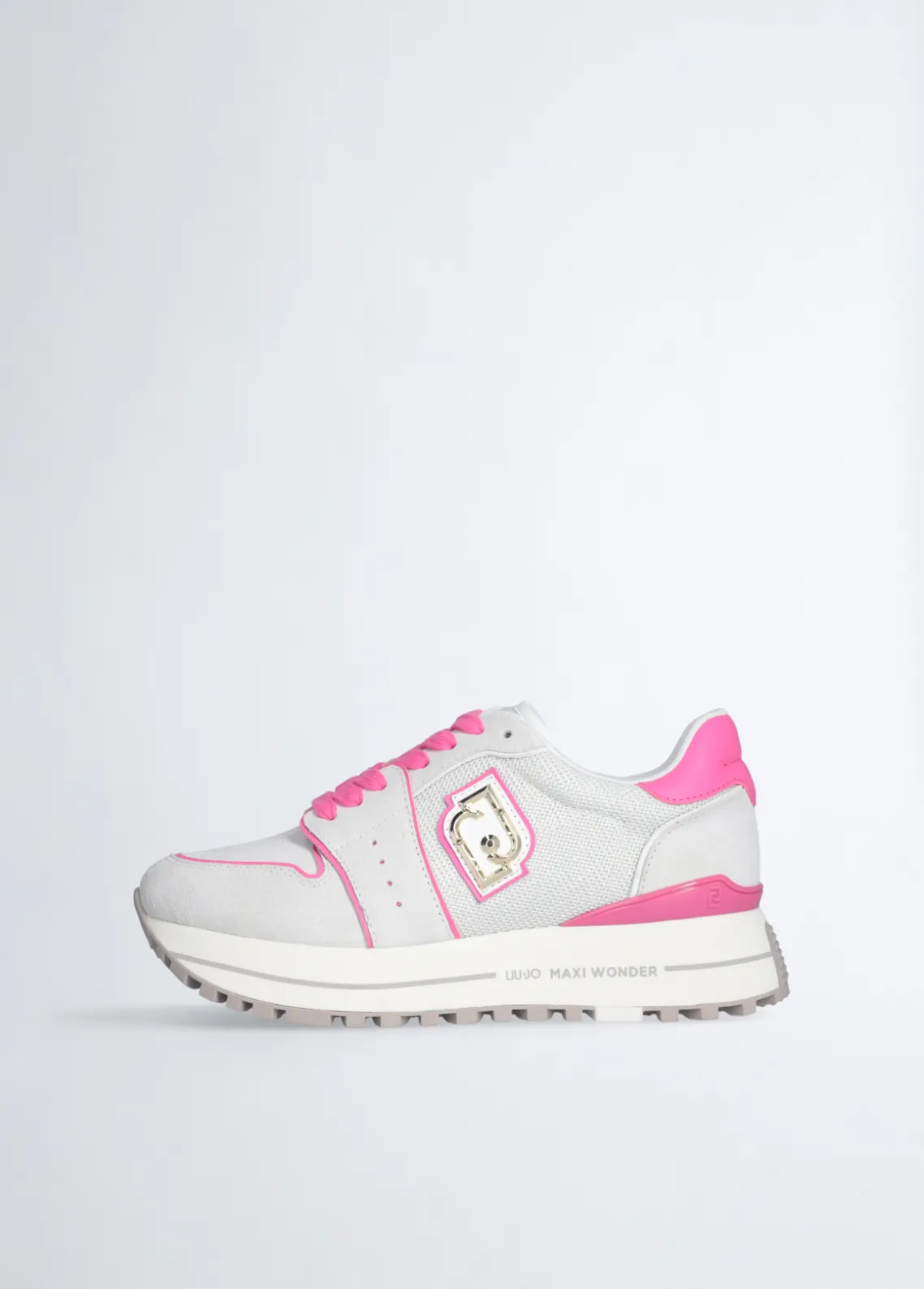 Liu Jo Zapatillas de ante y malla con plataforma-Mujer Sneakers