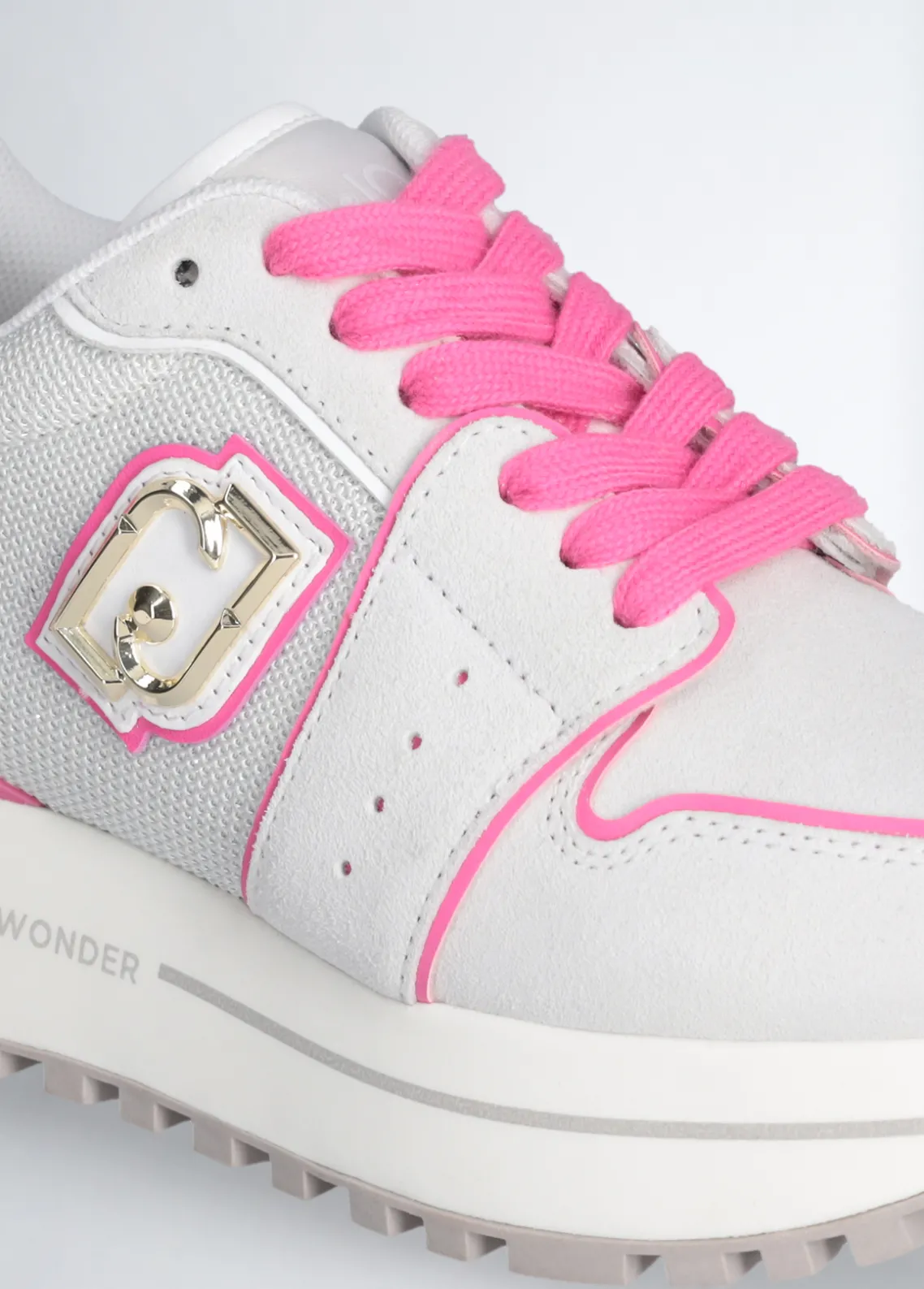 Liu Jo Zapatillas de ante y malla con plataforma-Mujer Sneakers