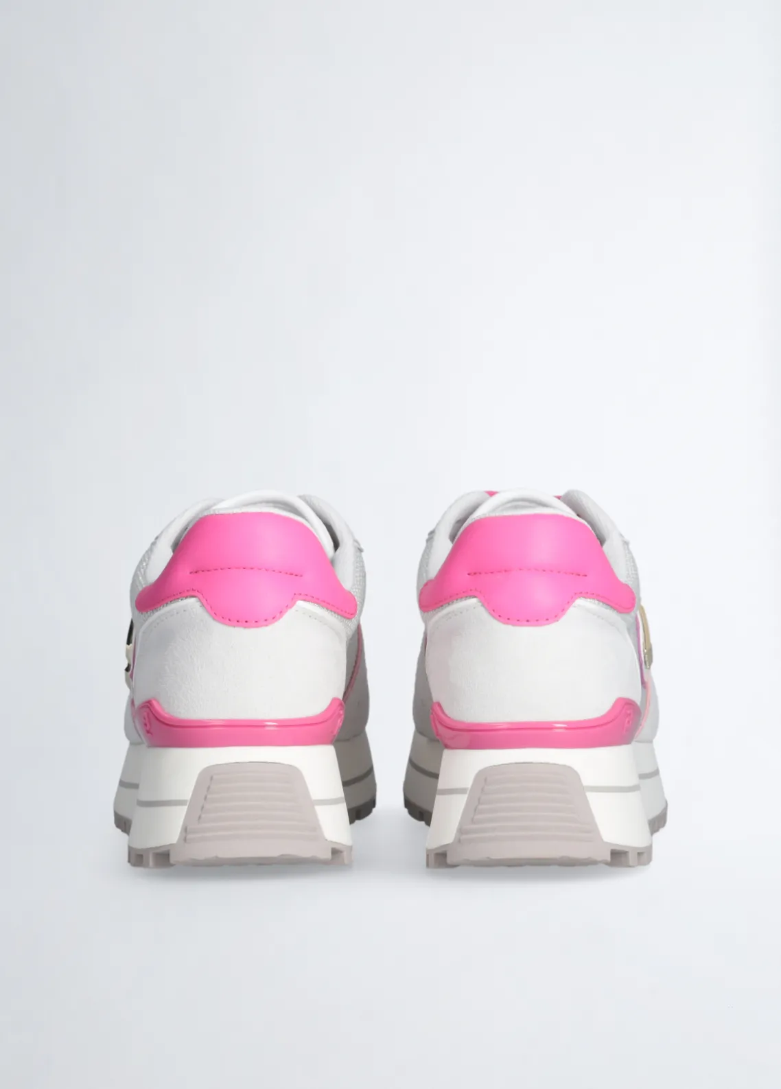 Liu Jo Zapatillas de ante y malla con plataforma-Mujer Sneakers
