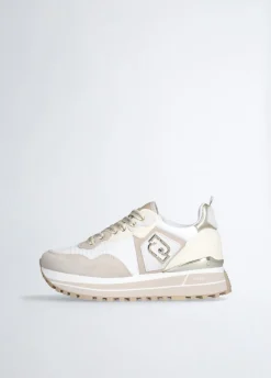 Liu Jo Zapatillas de ante y malla con plataforma-Mujer Sneakers