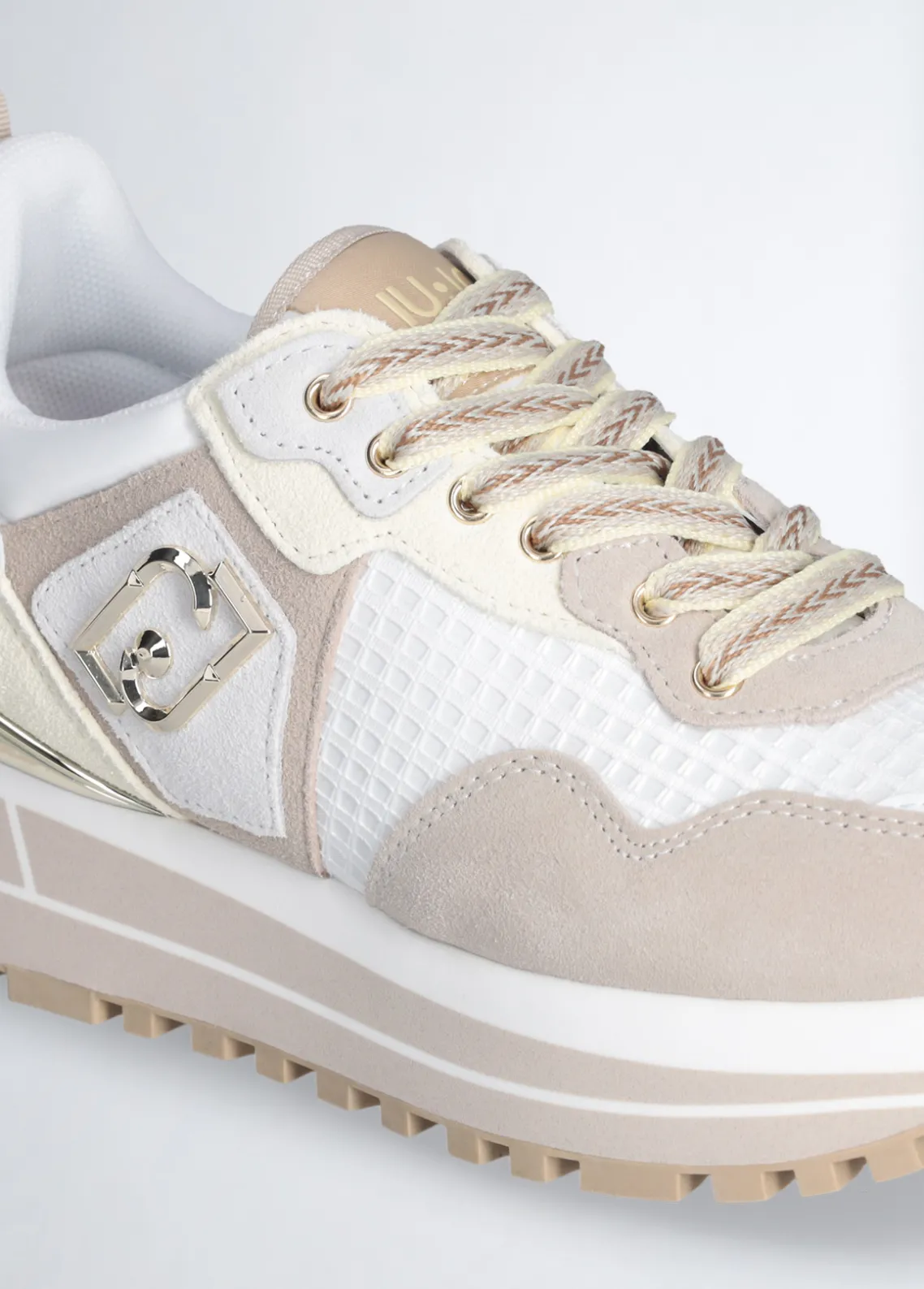 Liu Jo Zapatillas de ante y malla con plataforma-Mujer Sneakers